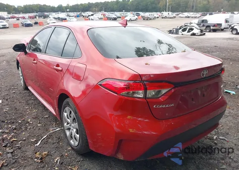 2020 Toyota Corolla Le z USA, uszkodzony, nr VIN JTDEPRAE7LJ078659